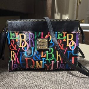 Dooney & Bourke Colorful Lettered Crossbody Bag